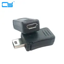 Mini-USB 5pin T Port мужчина к USB Micro USB женских общественных зарядки данных Глава адаптер для мобильного телефона Планшеты pc mp3 mp4 автомобиля