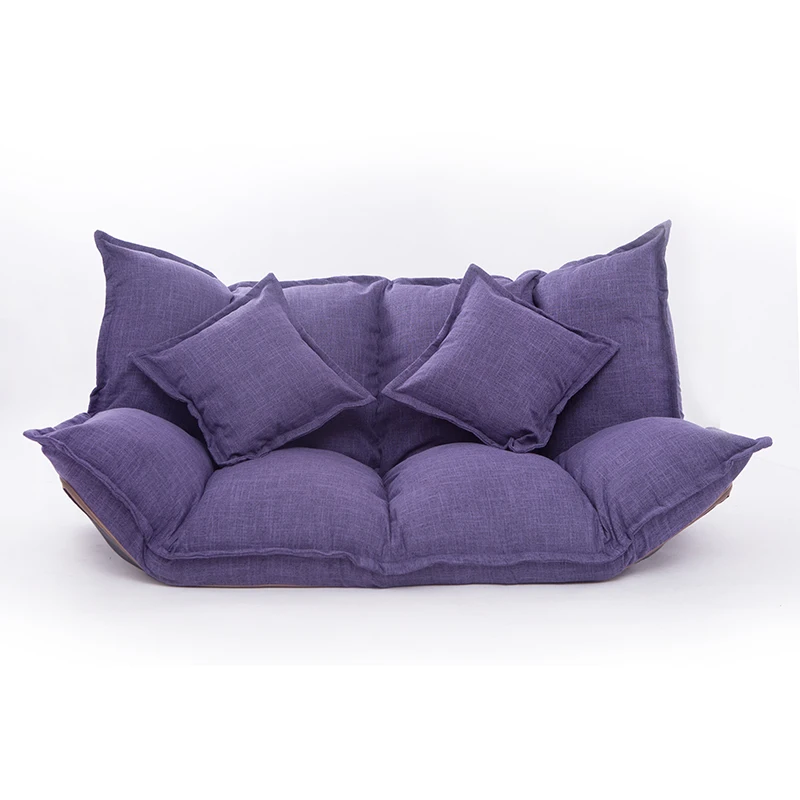 Japanese Adjustable Foldable Modern Leisure Sofa Bed Video Gaming Sofa Couch Home Bedroom Living Room Dorm Loft Couch Loveseat
