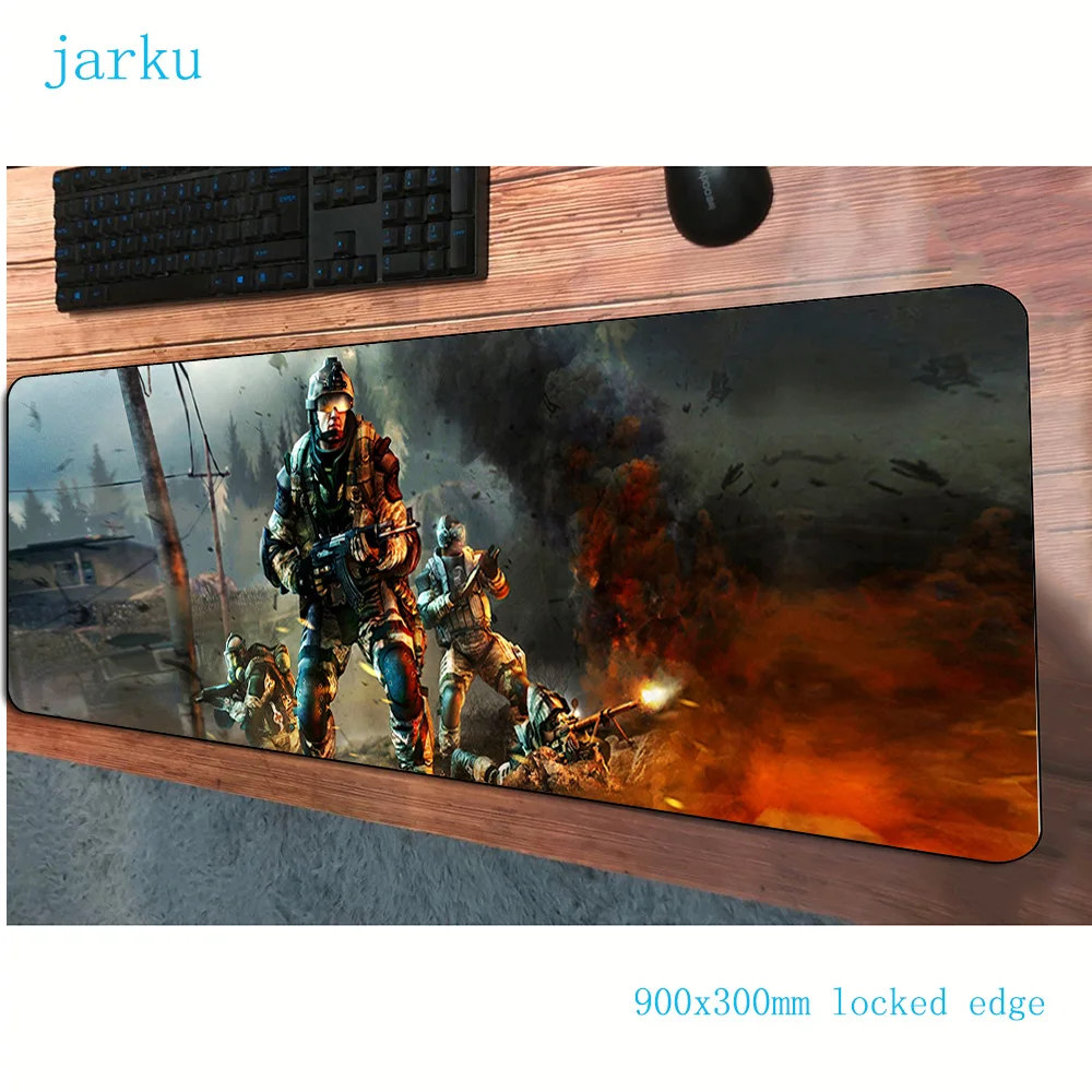 JARKU игровой коврик для мыши warface 900x300x3 мм | Компьютеры и офис