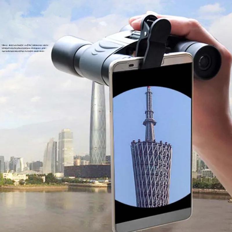 12X32 Binoculars Telescope High Power Hunting Binoculars Light Night Vision Camping Hiking Tools Professional BAK4 For Phone 