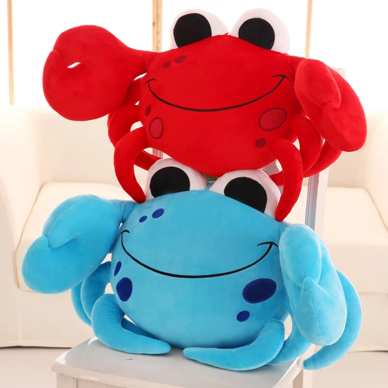 

Cute cartoon crab doll pillow cushion plush toy children birthday Christmas gift stuffed baby toys