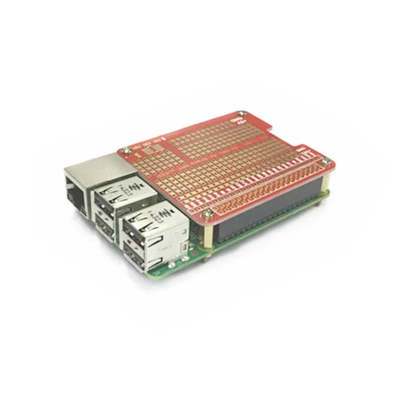 Удлинительная плата DIY Proto HAT Shield для Raspberry Pi 3 и Model B + Plus Red RPI GPIO Arduino|Аксессуары