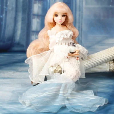 Игрушки для девочек bjd кукла 12 кукла-Зодиак 30 см Высота Рождественские предложения - Цвет: Белый