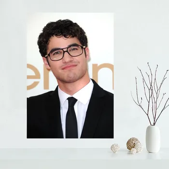 

Nice Darren Criss Poster Custom Canvas Poster Art Home Decoration Cloth Fabric Wall Poster Print Silk Fabric