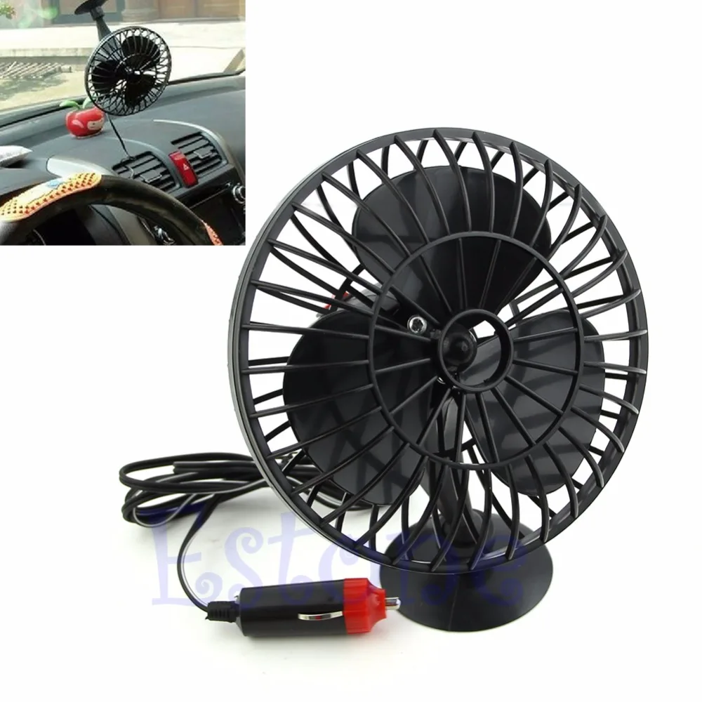 

12V Powered Mini Truck Car Vehicle Cooling Air Fan Adsorption Summer Gift