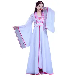 2019 Фирменная Новинка Дамы Hanfu Женский Qufu костюм костюмы древних Одежда для танцев выпускной класс костюмы Студенческие Костюмы