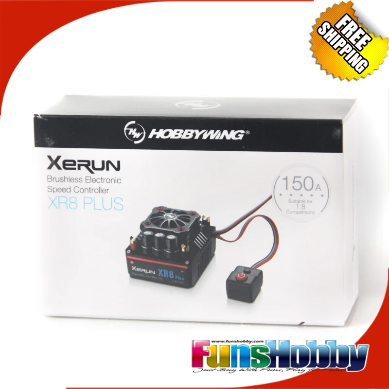 Hobbywing XERUN XR8 Plus 150A Sensor font b RC b font ESC Speed Controller For 1