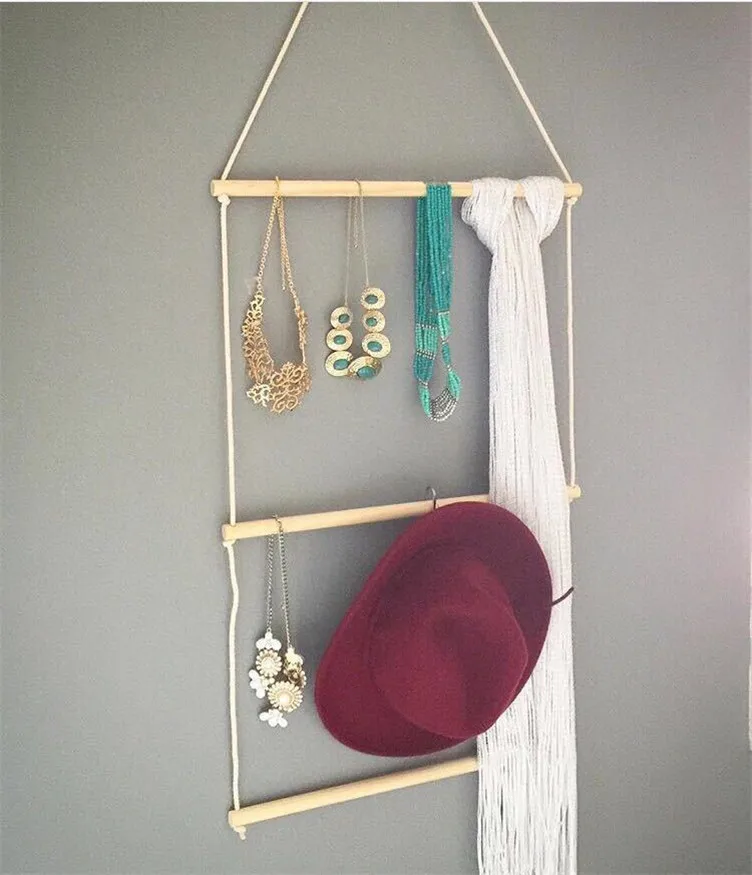 ins nordic style Children 's Room Decorated Cute Custom wood coat racks