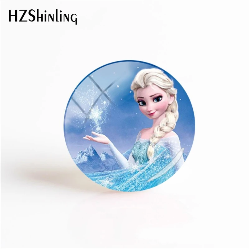 snow queen elsa anna anime movie theme round images for buttons printable jewelry ornament glass cabochon jewelry accessories buy at the price of 1 19 in aliexpress com imall com