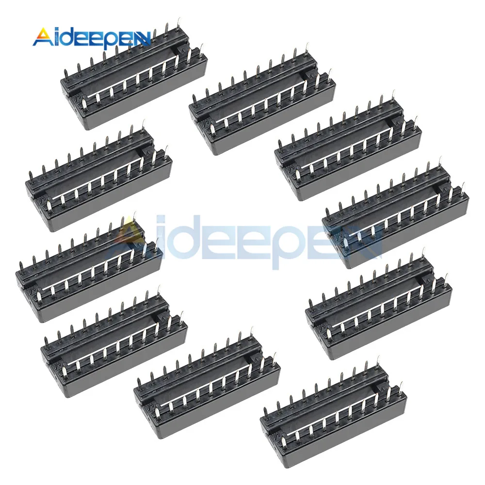 

50pcs/Lot IC Seat 20P DIP IC Sockets Adaptor Solder Type 20Pin DIP Sockets
