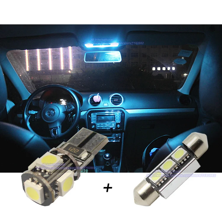 Prix pour 12 pcs xCanbus Voiture LED Intérieur Éclairage Bar Kit Blanc pour VW POLO 6R 2009 + Volkswagen Polo MK5 Auto LED Dome Light Reading ampoules Prix pour 12 pcs xCanbus Voiture LED Intérieur Éclairage Bar Kit Blanc pour VW POLO 6R 2009 + Volkswagen Polo MK5 Auto LED Dome Light Reading ampoules