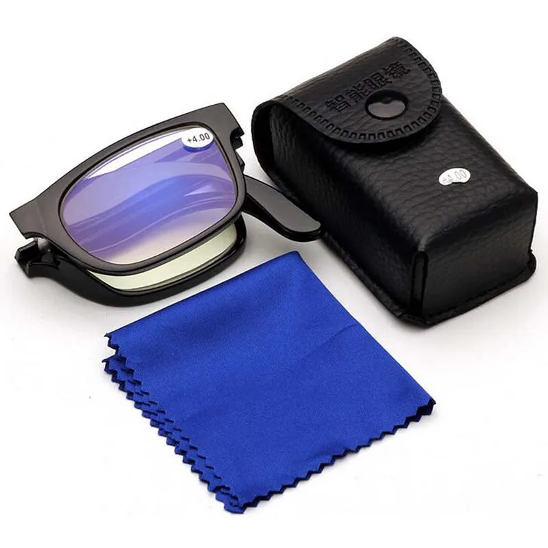 New Folding Anti reflective Clear Presbyopic Glasses Reading Eyeglasses
