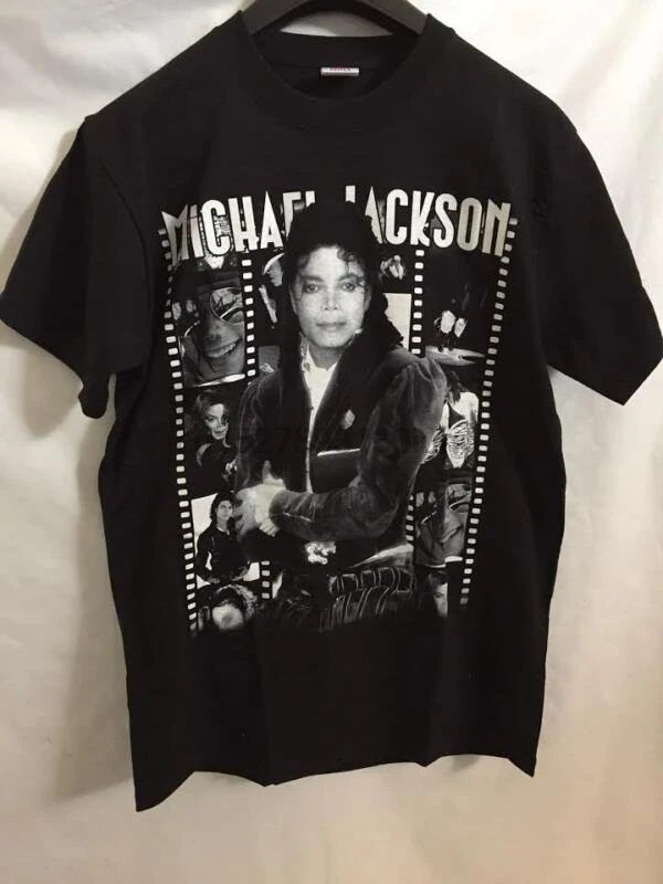 

T-SHIRT MICHAEL JACKSON NERO TAGLIA M L MAGLIA MAGLIETTA