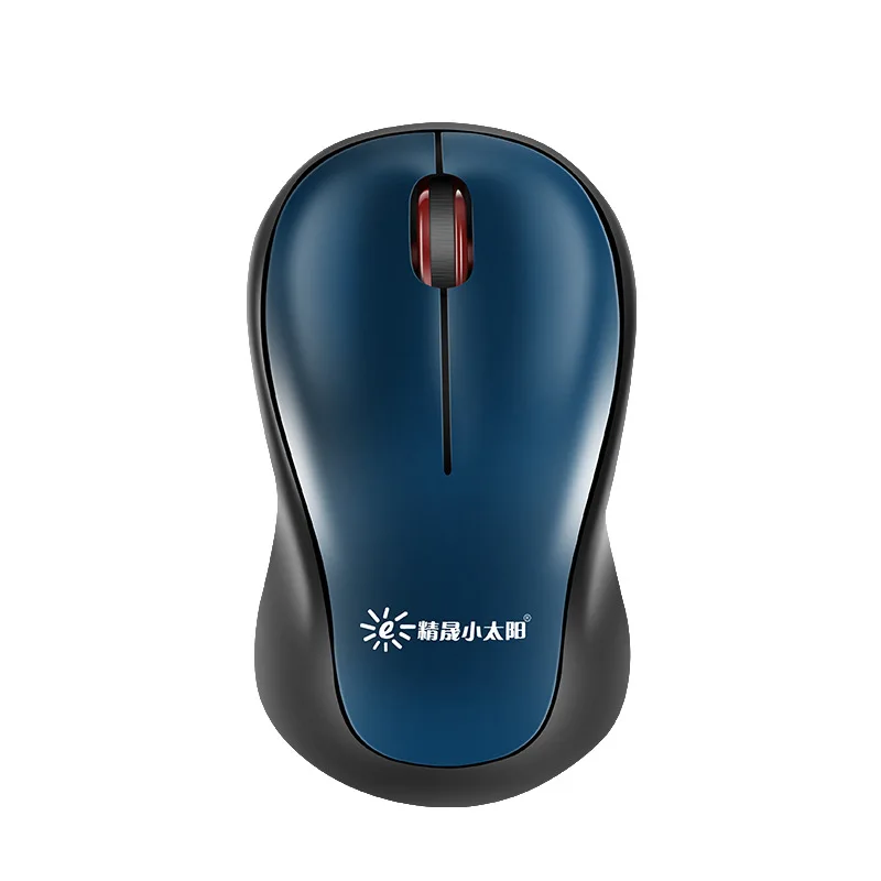 Sunrose компьютерная мышь модная беспроводная 2,4G фотоэлектрическая мышь настольная беспроводная мышь для ноутбука игровая мышь беспроводная - Цвет: Blue