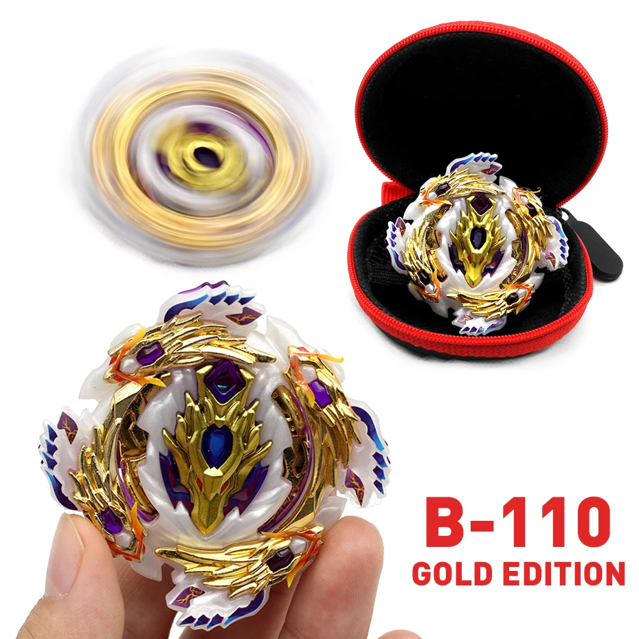 Gold Edition Bey Bay Burst Toy B-122 No Launcher and Box Babled Metal Fusion Rotate Top Blade Blades Child Boy Toy Gift