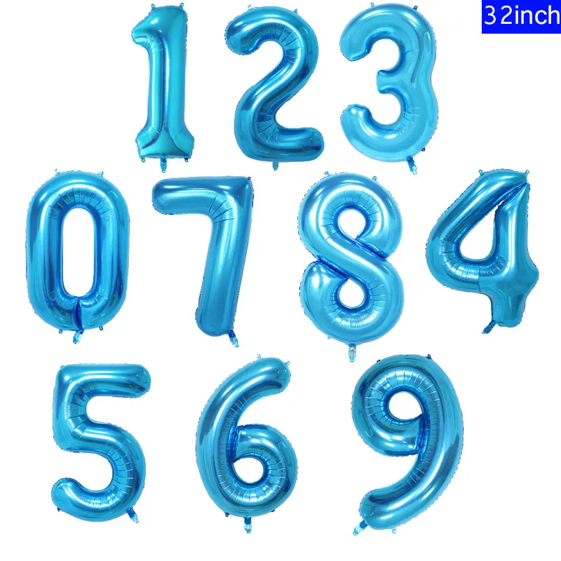 Number Party Balloons