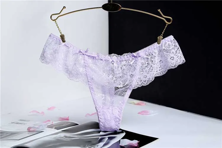 Underwear Women Thongs and G Strings Bragas Sexy Lace Panties Women's  T Back Pants Ladies Briefs Underpants Knickers Intimates 01 (9)