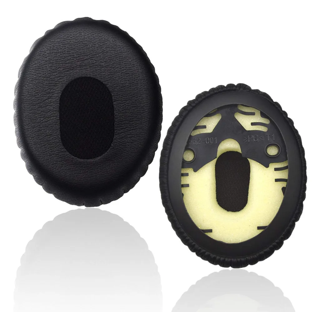 

Replacement forBose On-Ear OE/OE1 QC3 Memory Foam Ear Cushion Pads Earpads Ear Cups forBose QuietComfort3 (Black)