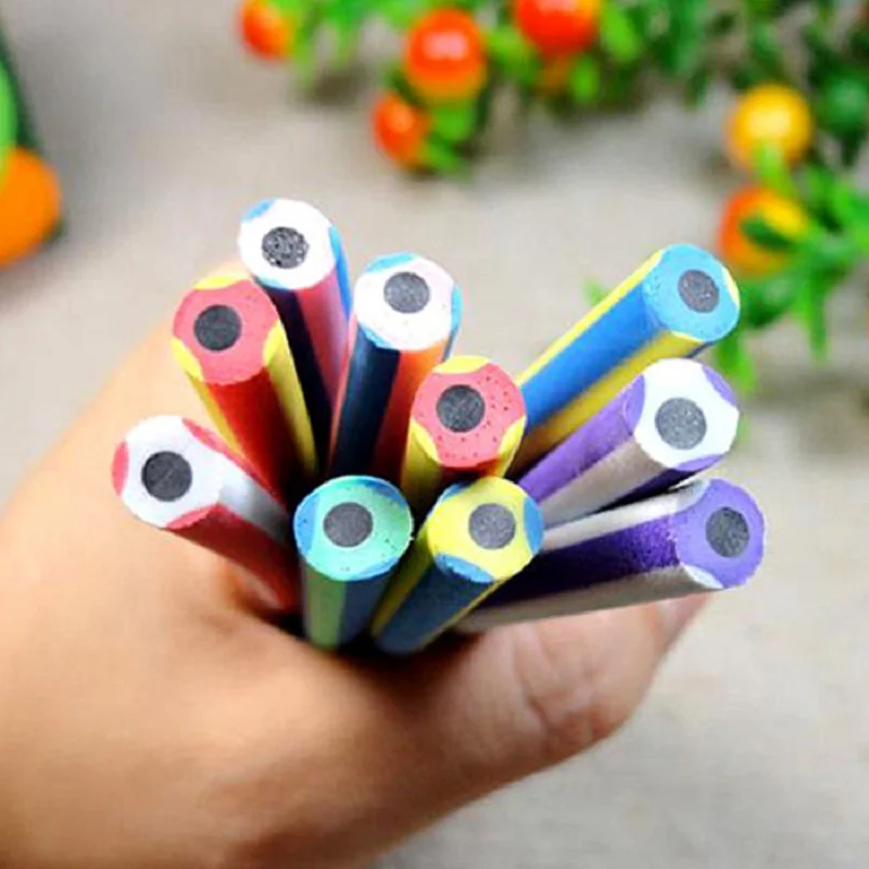 3 шт Красочный волшебный гибкий мягкий карандаш с ластиком канцелярские Студенческие карандаши для детей письмо подарок школьные офисные поставки