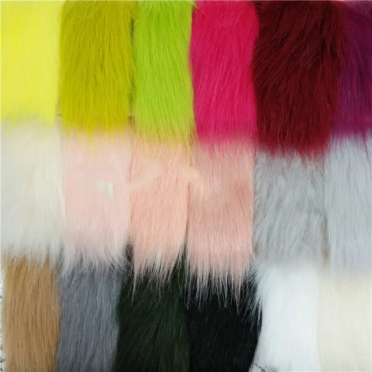

Off-the-shelf high quality 50mm long fox fur simulation fox fur artificial plush high imitation plush