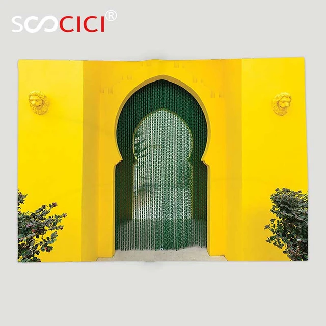 Couverture polaire douce personnalisée, décor arabe, passerelle de Style  Oriental marocain, ancien bâtiment islamique, sculpture de pierre -  AliExpress
