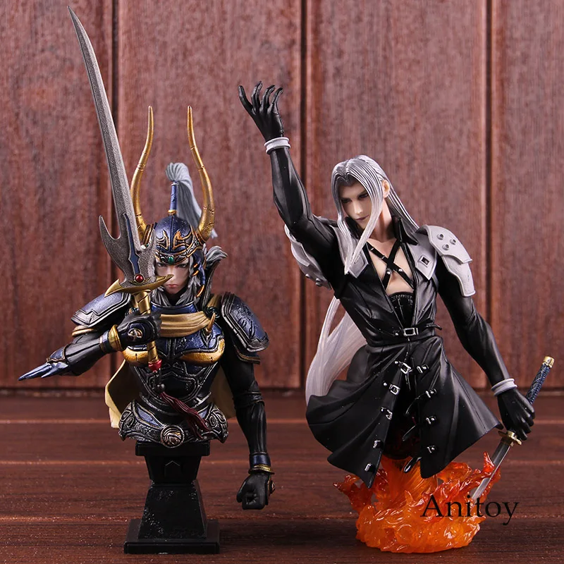 

Paly Arts Kai FF7 Final Fantasy VII Warrior of Light / Sephiroth Figure Action Bust Statue PVC Collectible Model Toy