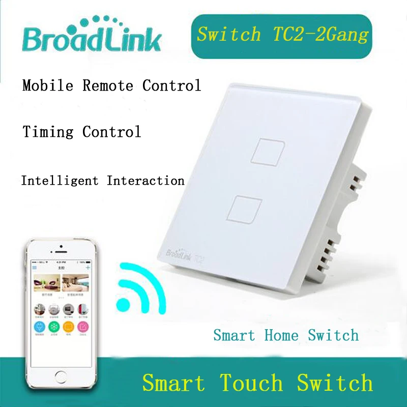 Broadlink RM2 RM Pro умный дом TC2 1 2 3 WiFi светильник настенный выключатель умный пульт дистанционного управления ИК RF Электрический переключатель через IOS Android EU