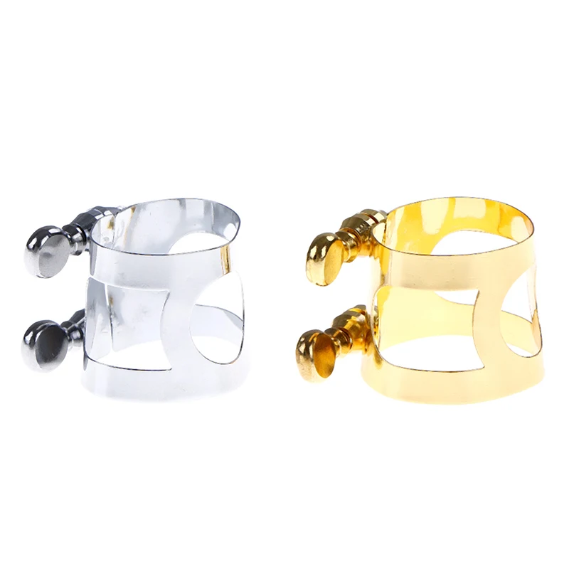 New Alto Saxophone Mouthpiece Ligature Professional Alto Saxophone Sax Mouthpiece Ligature Metal Clip Fastener