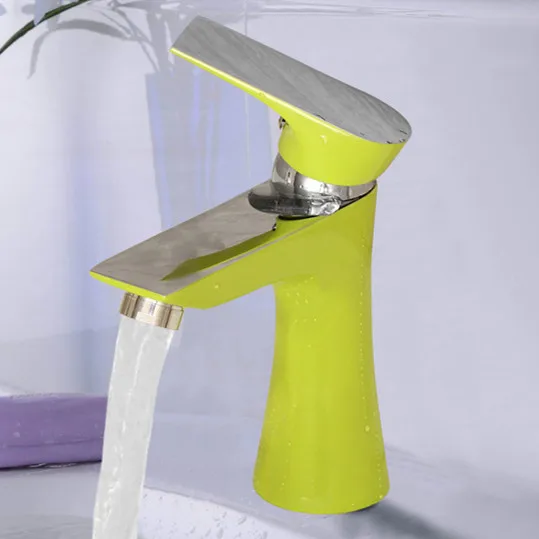 

High quaility Green Baked Painting Basin Mixer Kitchen Mixer Tap for Dual purpose Hot and Cold Water Faucet On Discount
