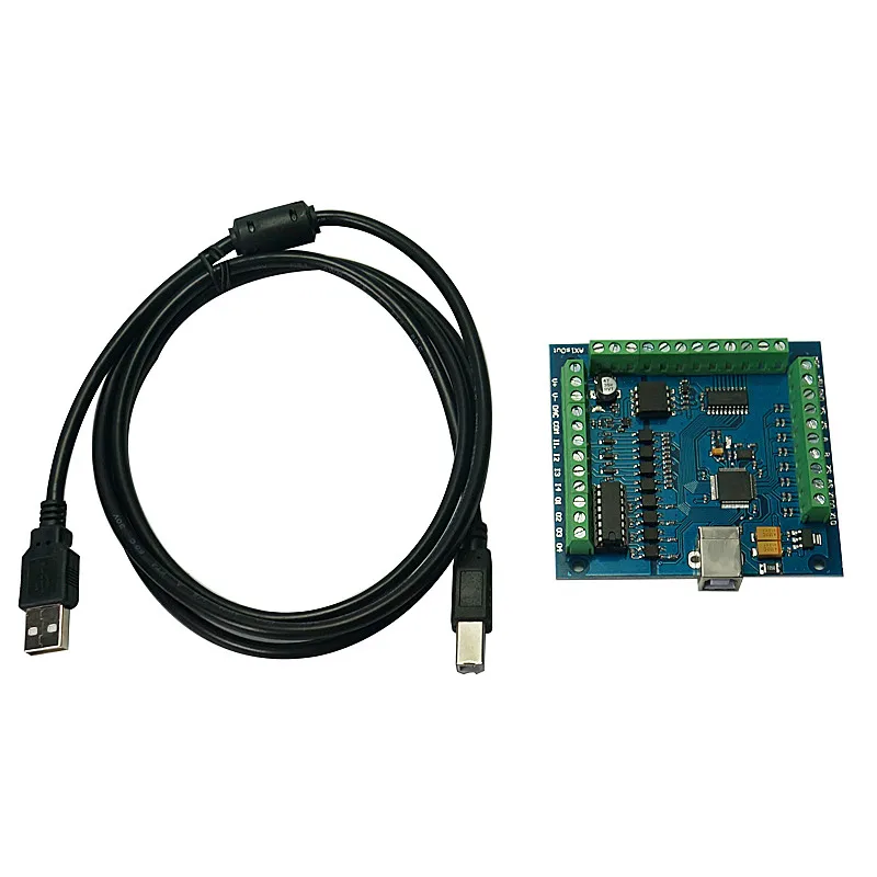 

4 Axis 100KHz MACH3 USB CNC Smooth Stepper Motion Controller card breakout Control board for DIY Mini CNC Engraving Machine