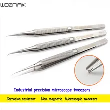 Возняк промышленный прецизионный микроскоп пинцет из титанового сплава антимагнитный устойчивый к коррозии пинцет