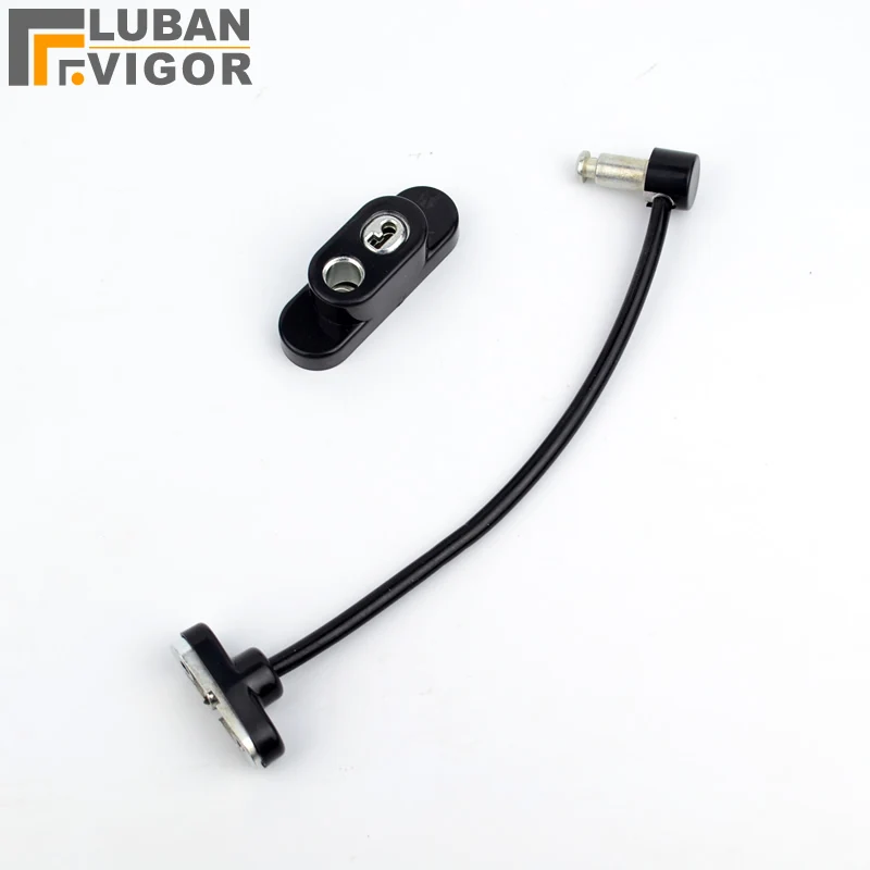 

high quality,Black Chain window Security Lock/,Anti-child lock,easy to install,strong,Anti-theft window lock,home hardware