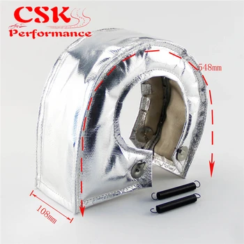 

Turbo Blanket Heat Shield Cover Turbocharger Wrap silver Fit GT40 GT42 T4 GT55 T 4