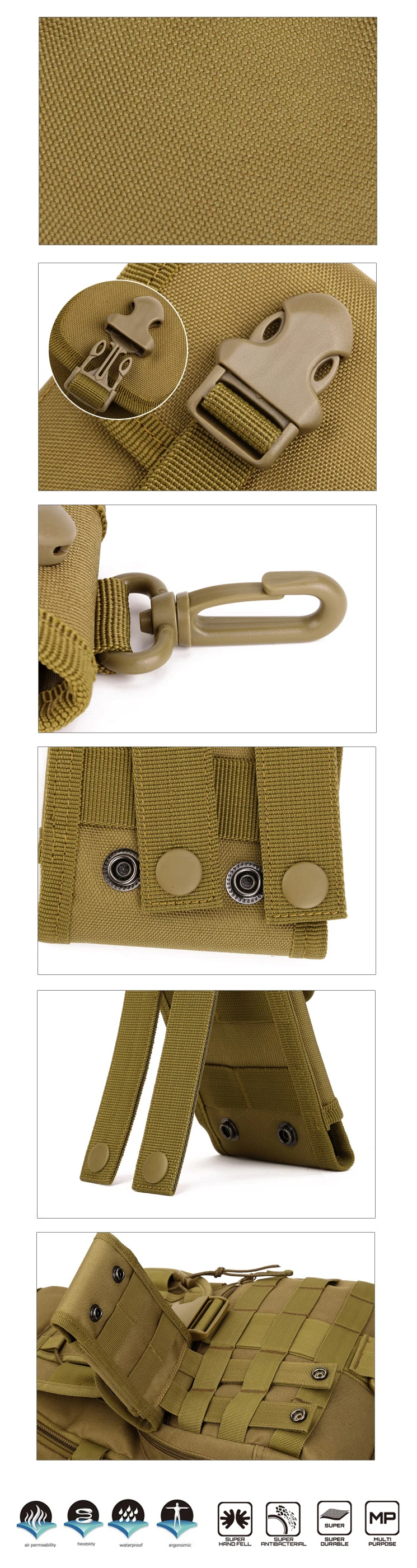 Muti-Chức Năng Nhồi Chiến Thuật Quân Đội Túi Treo Túi Dành Cho Garmin ETrex 10 20 30 10x 20x 30x 22X 32x đi Bộ Đường Dài GPS Phụ Kiện iphone silicone case