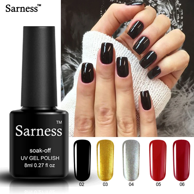 Sarness Cheap 29 Colors UV Gel Nail Polish Soak off LED Light Gel Nail