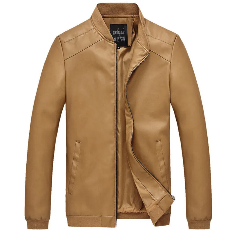 

Brand Motorcycle Leather Jackets Men Autumn Winter hiphop biker Leather Clothing Mens Leather Jackets Male Business Casual Coats