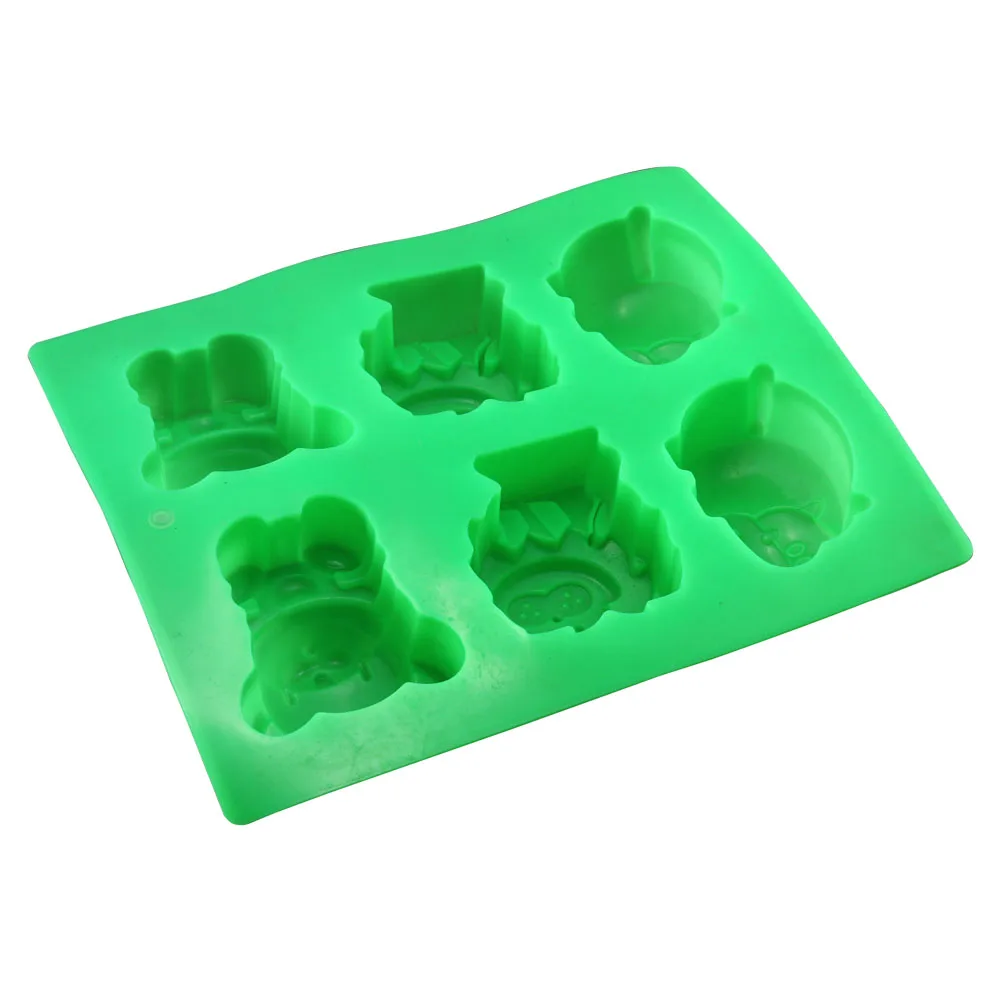 T0920P0363A Silicone Mold Lion Bear Hippo detail 06