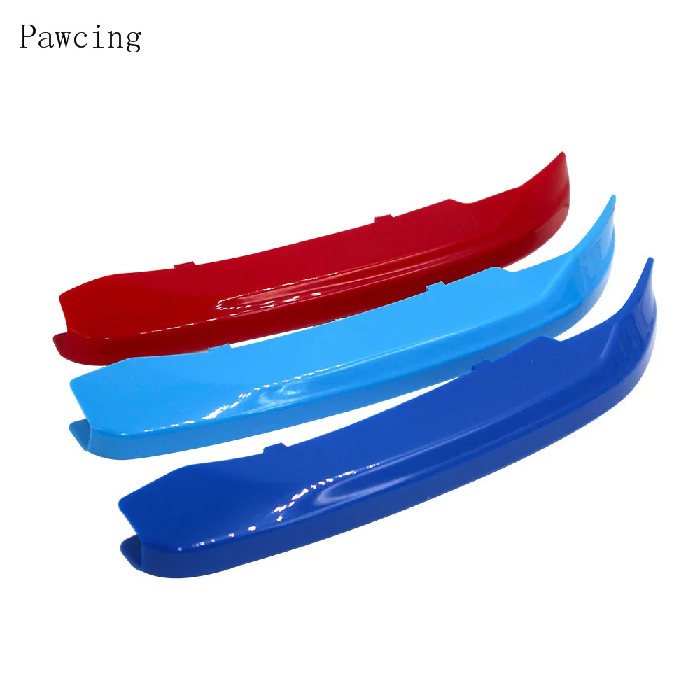 

3 Color Kidney Grille Bar Cover Stripe Clip Decal For BMW 3 Series E90 E91 E84 E70 E72 F10 15 F25 F26 F30 F34 F48