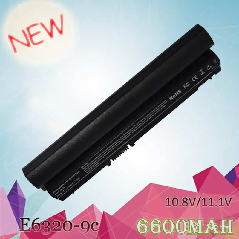 

ApexWay 9 cell 6600mAh Laptop Battery For DELL Latitude E6120 E6220 E6230 09K6P 7FF1K E6430S E6320 XFR E6330 312-1239 11HYV