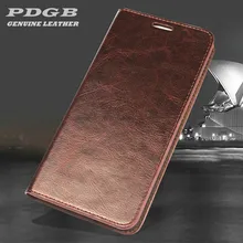 Чехол PDGB из натуральной кожи для Xiaomi mi 9 SE Red mi Go Red mi Note 7 Pro Global Version, винтажный кошелек, флип-чехол, мягкий чехол-книжка