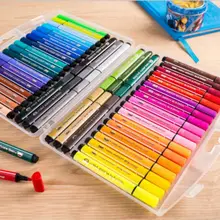 12/18/24/36/48 шт./компл. акварель пера художественные Маркер рисунок живопись ручка может быть мыть акварель ручка