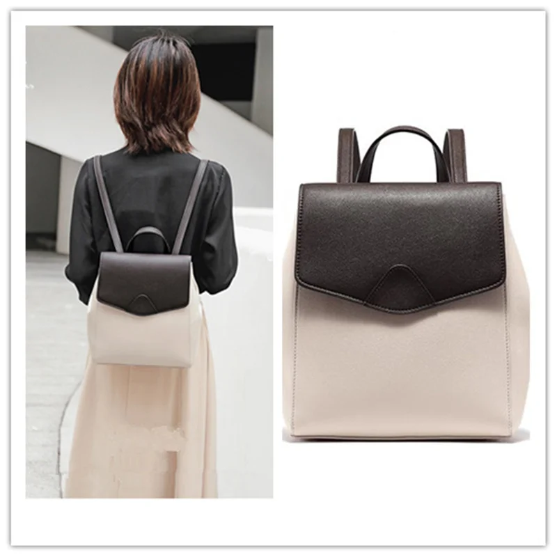 

Shoulder Backpack Woman 2019 Fashion Personality Cortex Fashion Baitao Leisure Simple School Shoulder Backpack Woman