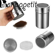 1 шт. шейкер для кофе и шоколада из нержавеющей стали Мука Кондитерская приправа кофейная соль какао сито для кухни Инструменты Контейнер для приправы
