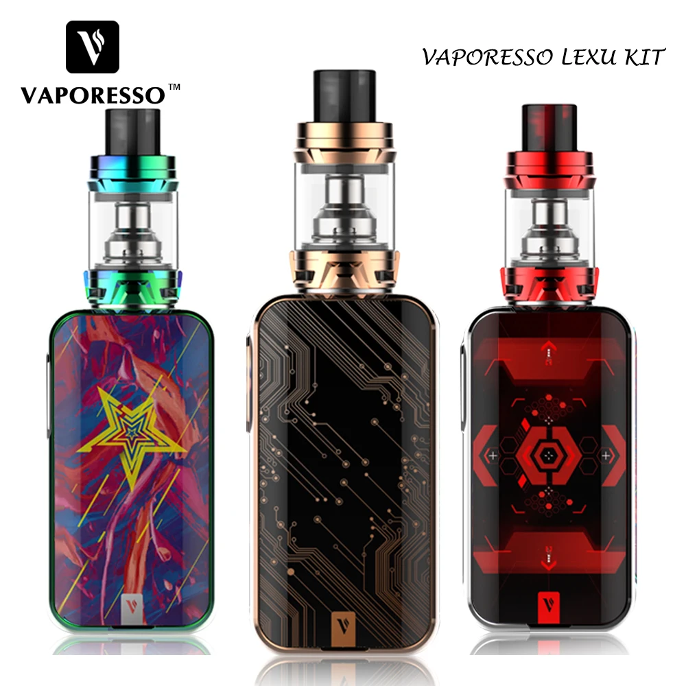Original Electronic Cigarette Vaporesso 220W LUXE Vape Kit