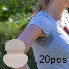 Летние 20 шт одноразовые для подмышек поглощающие пот Дезодорант подмышек антиперспирант колодки