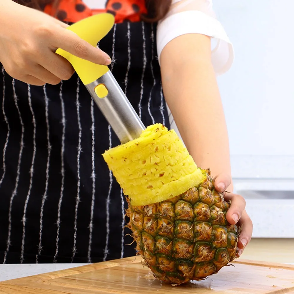 

Stainless Steel Pineapple Peeler for Kitchen Accessories Pineapple Slicers Fruit Knife Cutter Kitchen Tools and Cooking Hot Sale