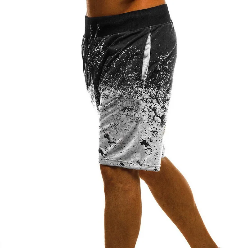 2020 Men Casual Shorts Hot Sale Fashion Printed Joggers Short Sweatpants Summer Hip Hop Slim Workout Shorts M-3XL