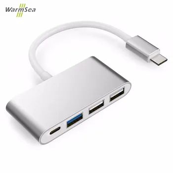 

WarmSea USB 3.1 Type C to USB 3.0 Hub Multiport Adapter Hub Converter Dock Dongle for MacBook Pro and more USB-C Devices