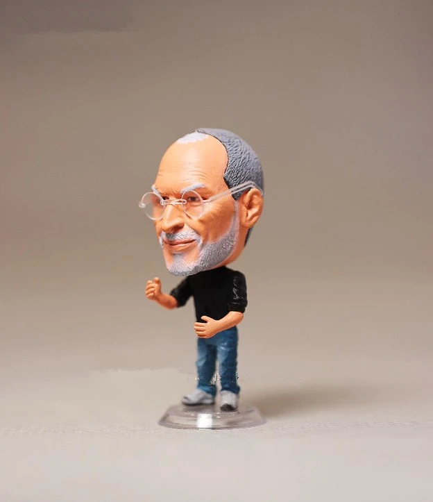  Steve Jobs Doll Car Ornaments Interior Dashboard Decoration Birthday Gift Desk Ornament