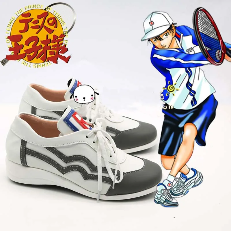 

New The New Prince of Tennis Ryoma Echizen Cosplay Shoes Anime Boots Tailor Made
